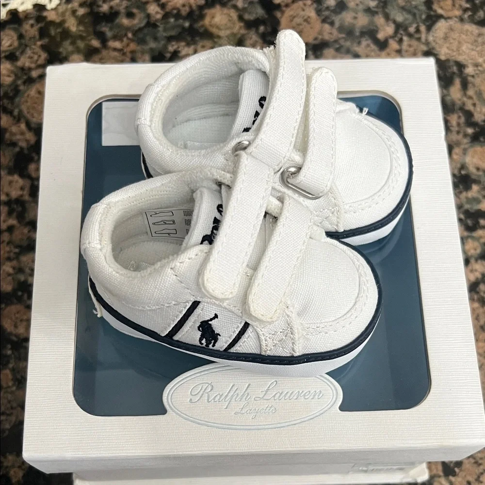 Ralph Lauren Layette Baby Crib Shoes